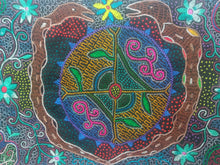 Peruvian shipibo native tapestry