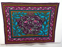 Shipibo native ayahuasca visions  embroidery cloth 398