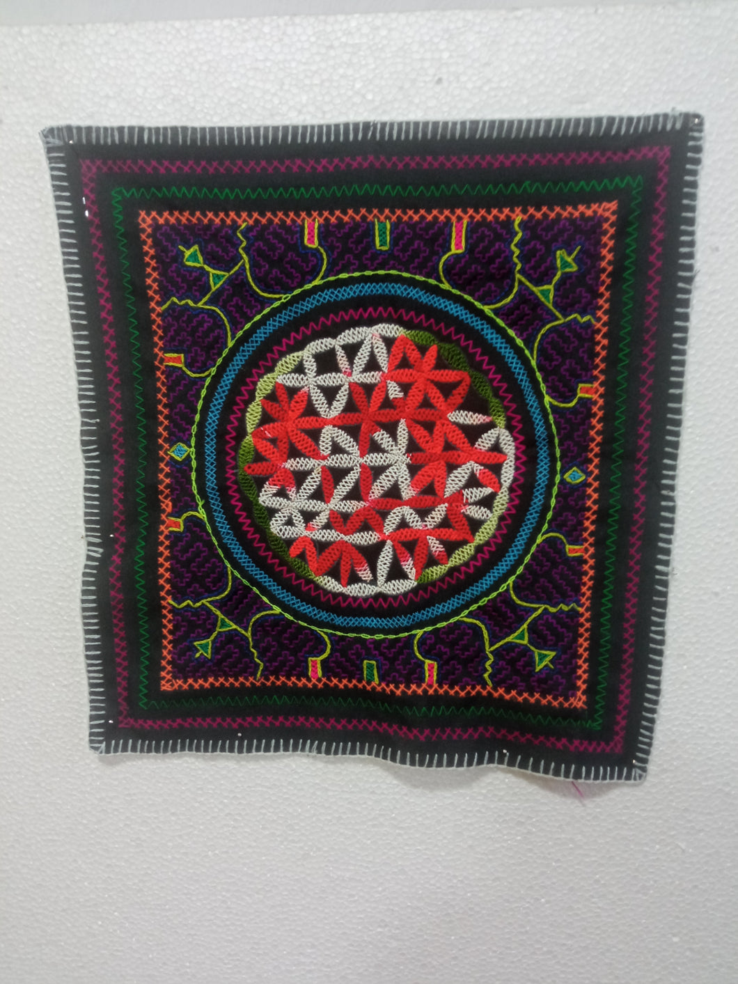Shipibo native embroidery cloth 477