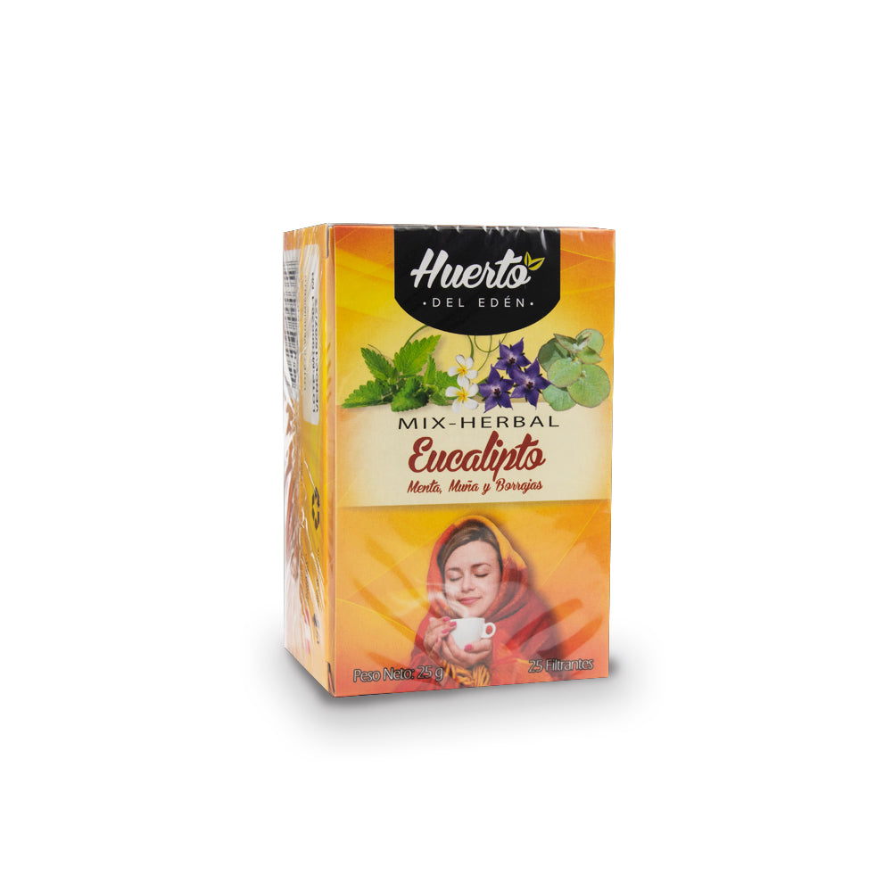 Huerto del Eden Peruvian Eucalyptus Tea 25x1gr 100% Natural