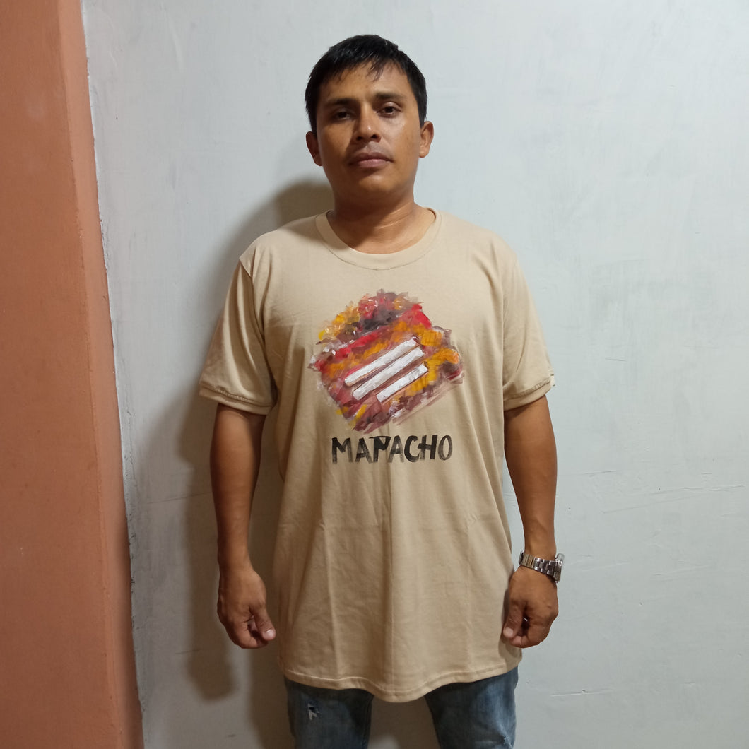 Mapacho unisex hand painted tshirt